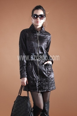 外貿原單時尚風衣 貴族休閑拉鏈款，寬松百搭新風尚